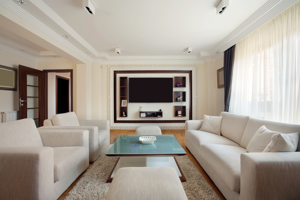 Como fazer a decoração da sala com cortinas? 4 decoracao da sala com cortinas 3