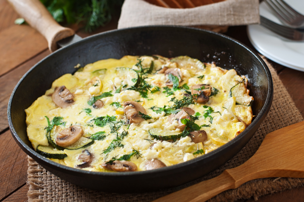 Quais são os melhores tipos de panela para fritura? 5 omelete frigideira