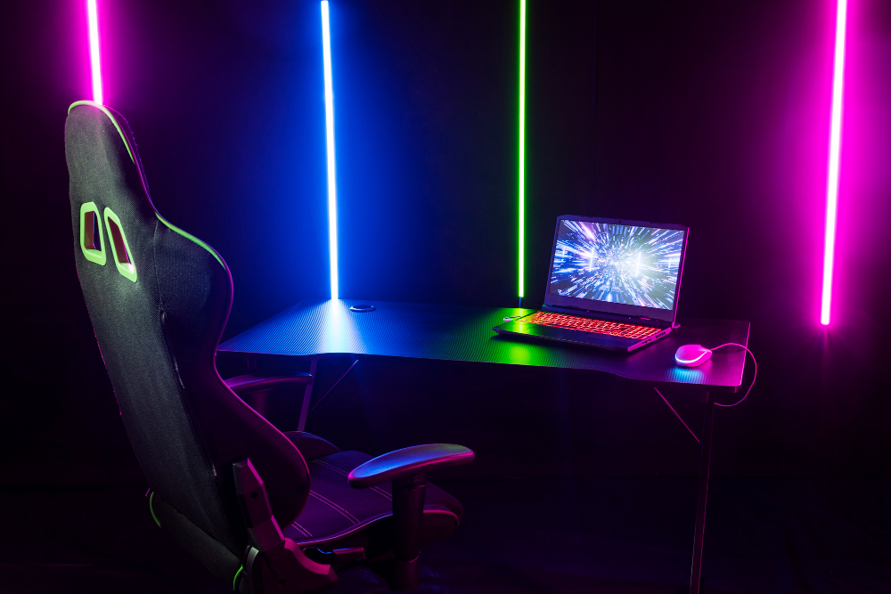Como montar um setup gamer bom para jogar? 4 sala de gamer